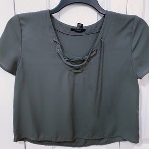Cropped blouse